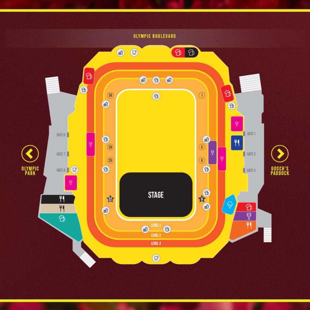 Aami Park Seating Map Rows